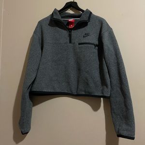 Fleece Cropped 1/2 Zip Nike Sweater